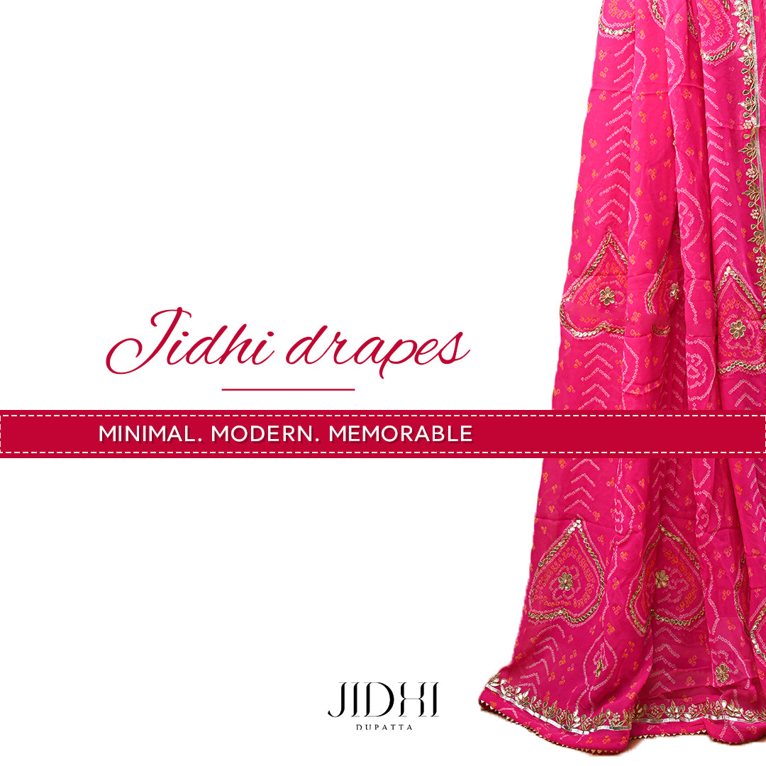 Embracing the Art of Draping: Discovering the Versatility of Jidhi Dupattas