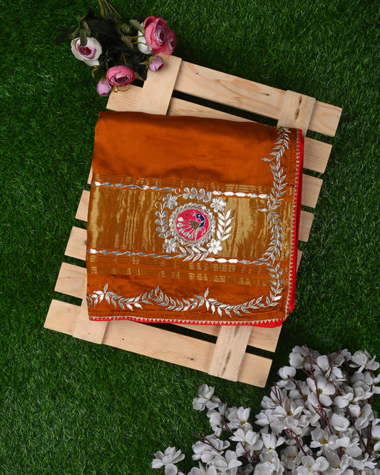 Royal Amber Embroidered Dupatta